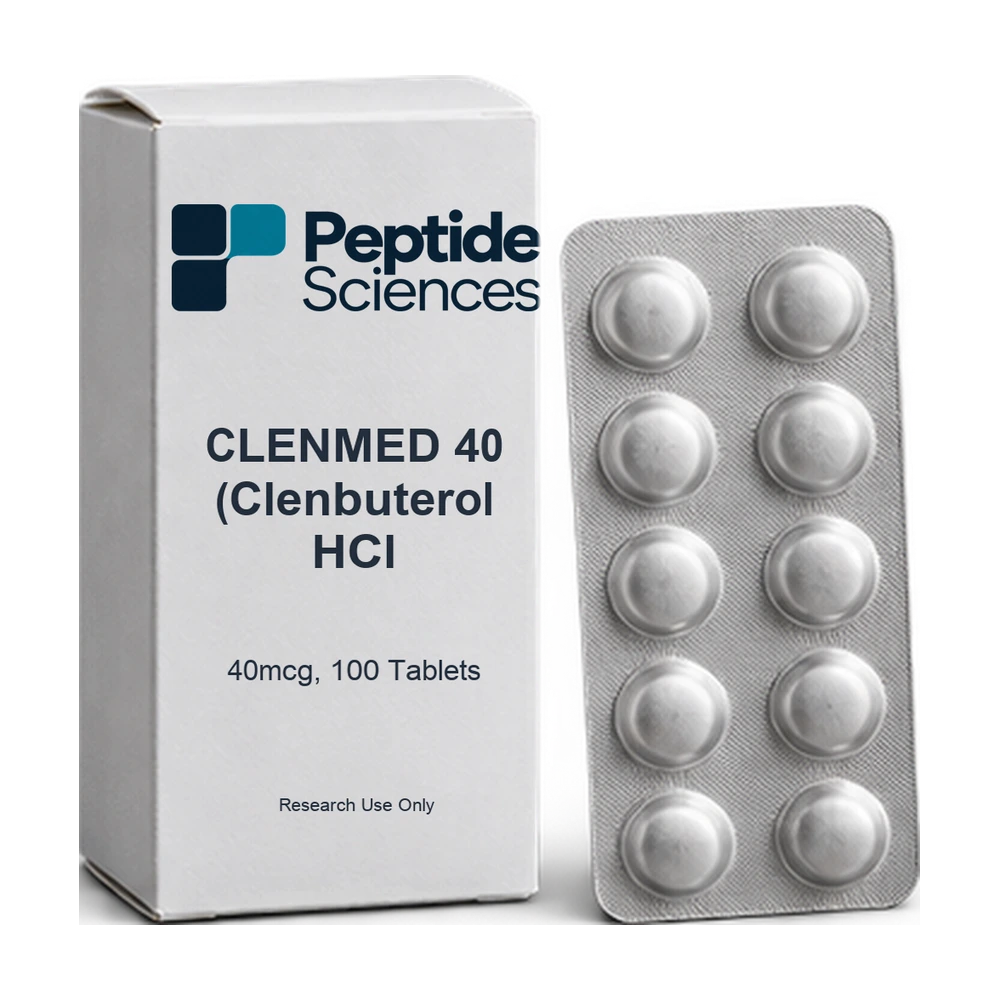 CLENMED 40 (Clenbuterol HCl 40mcg, 100 Tablets) — Peptide Sciences